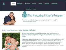 Tablet Screenshot of nurturingfathers.com